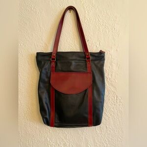 Beautiful Handcrafted Soft Spanish Leather Shoulder Bag Tote